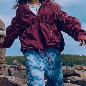 FP Movement by Free People Maroon Utility Jacket